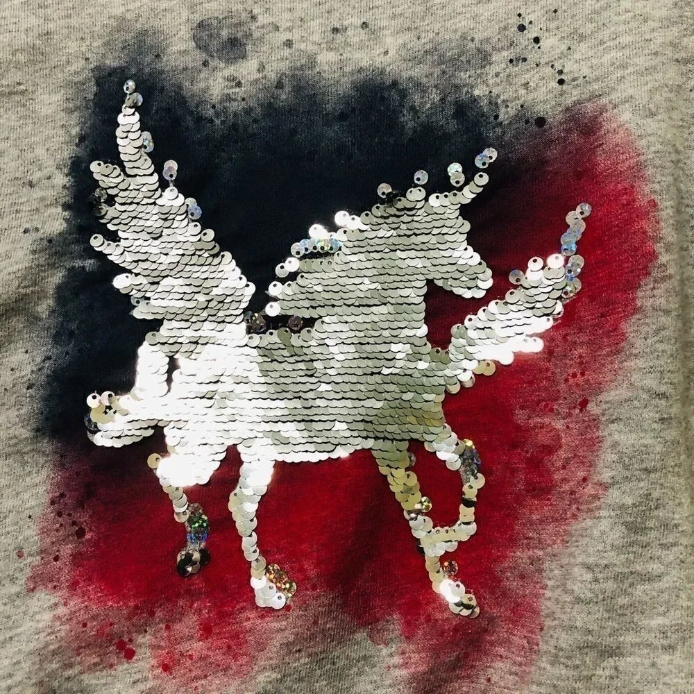 ‎Justice Unicorn Flip-sequin Dress